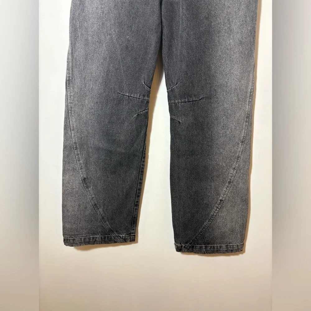 Fine Culture Jeans Men Sz S black  Loose Wide Baggy Street Grunge Skate